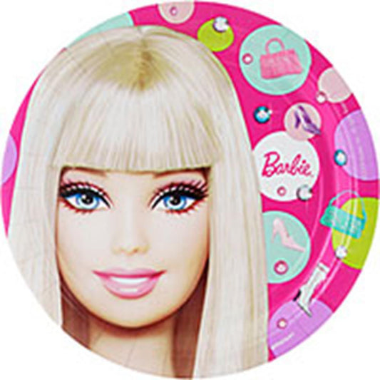 Barbie All Doll D Up Plato (L) 8ct