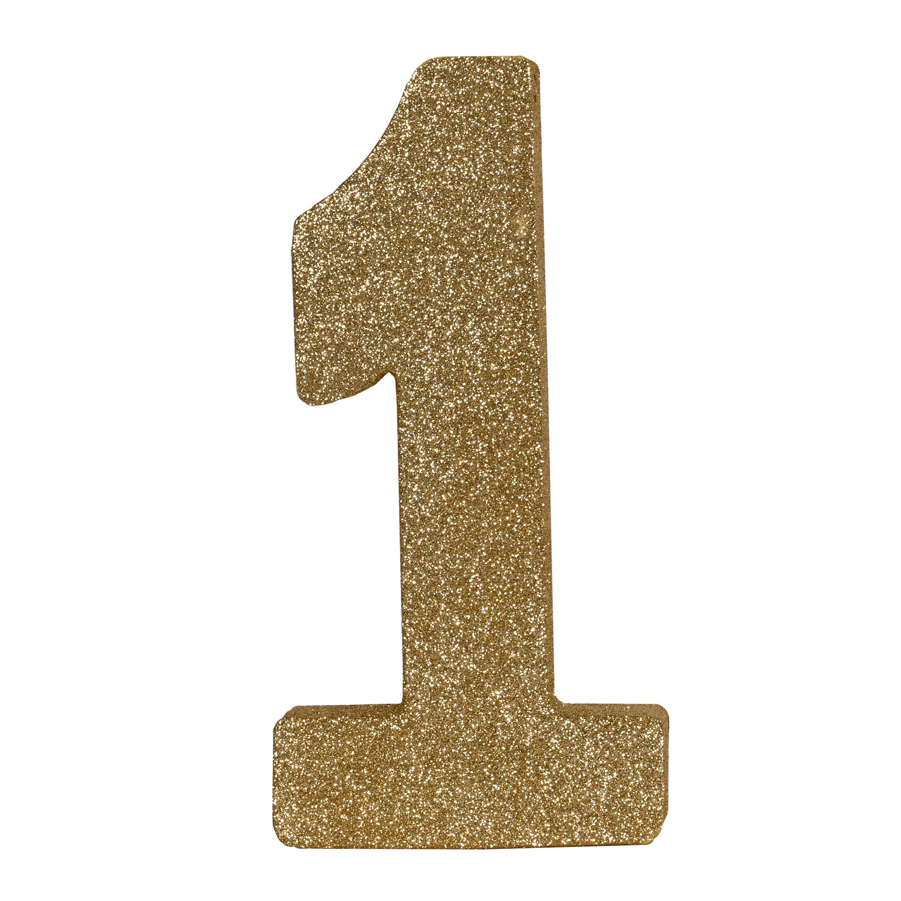 Birthday-Age Specific 3-D Glittered 1 Centerpiece