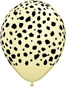 11 inch Cheetah Spots Qualatex Latex Balloons 50ct.