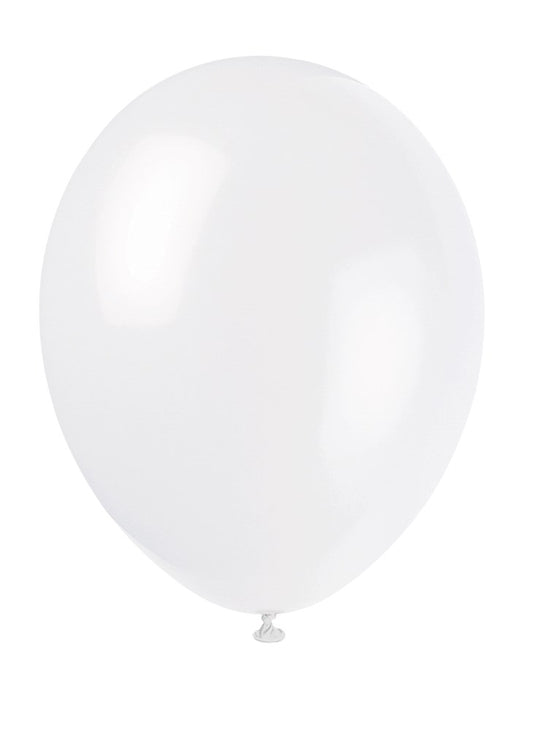 Balloon 12in - White 50ct