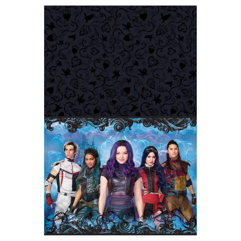 Disney Descendants 3 Plastic Tablecover 54 inch x 96 inch 1ct