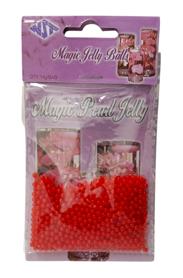 Crystal Jelly Ball (L) - Red