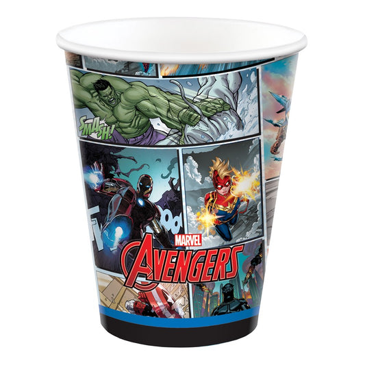 Marvel Avengers Powers Unite Cups 9 ounce 8ct