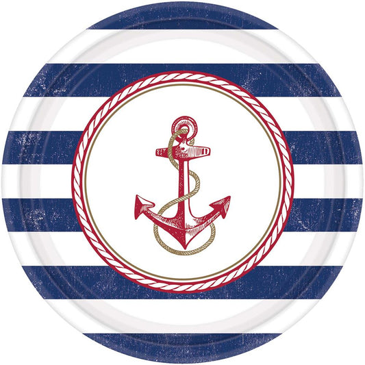 Anchors Aweigh Plate 10.5in 8ct