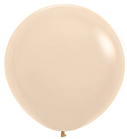 24 Inch Sempertex Pastel Matte Nude Latex Balloons 3ct - Toy World Inc