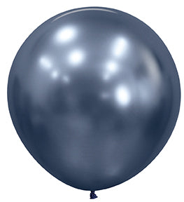24 inch Sempertex Reflex Galaxy Blue Latex Balloons 3ct