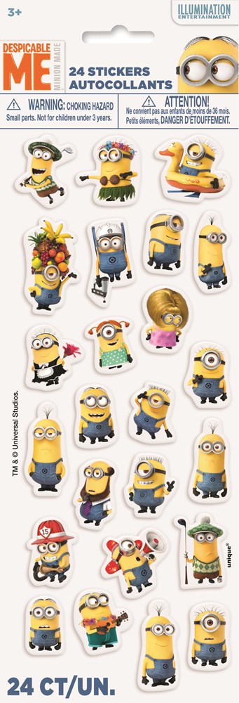 Despicable Me Sticker Making Despicable Me Puffy Sticker Sheet – Toy World Inc