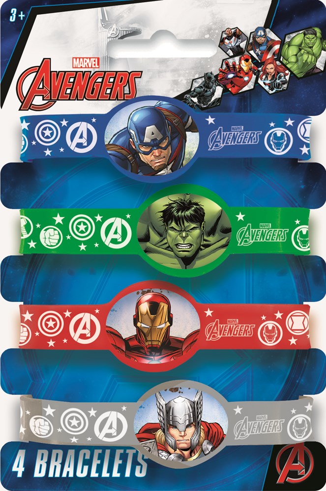 Avengers Stretchy Bracelets, 4ct