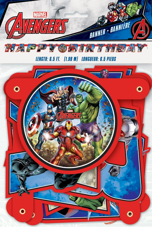 Avengers Birthday Banner