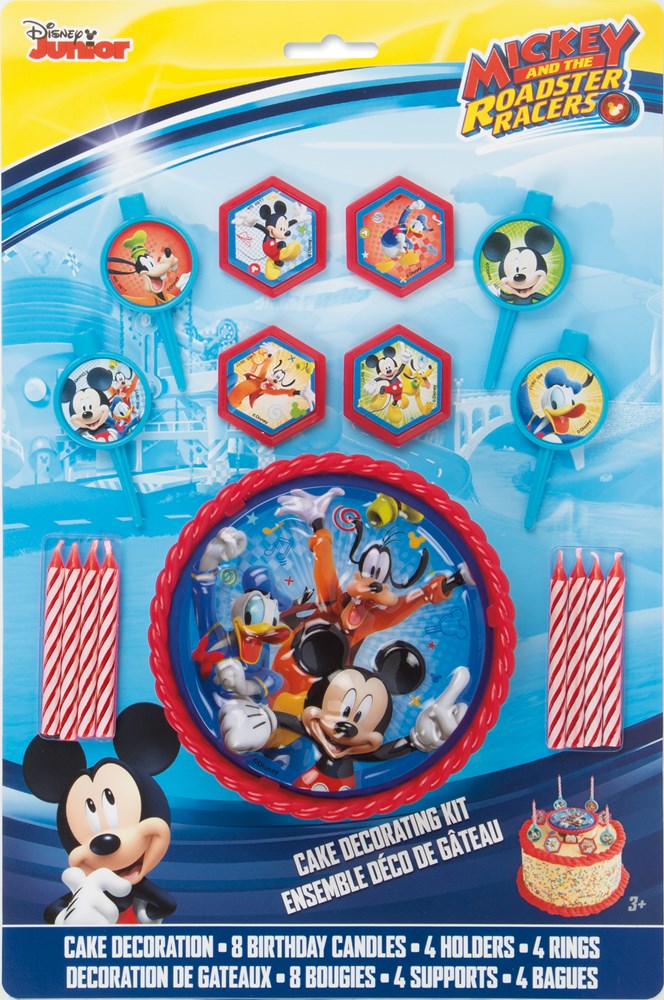 Mickey Roadster Cake Deco Kit 17pc