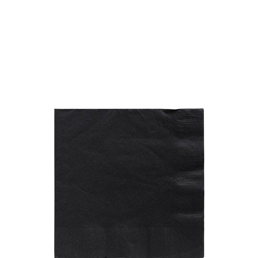 Black Napkin (S) 125ct