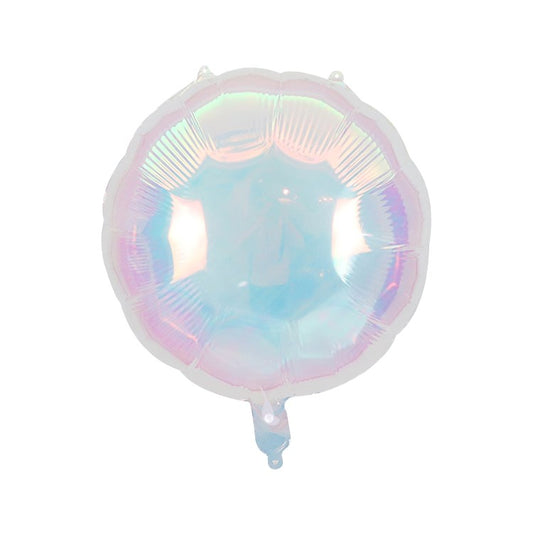 Round Shaped Mother of Pearl Iridescent 18 inch Foil Balloon 1ct