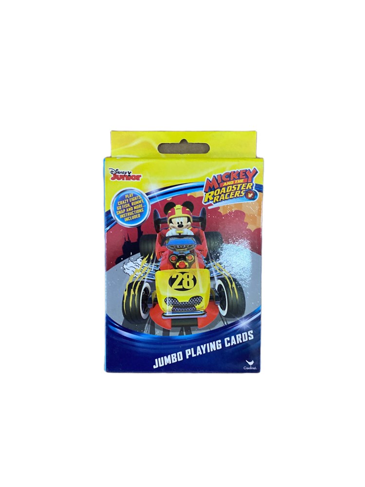 Mickey Roadsters Jumbo Card Game 5.75x3.