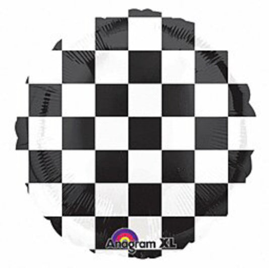 Anagram Checkerboard Balloon 17in Foil Balloon