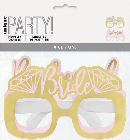 Foil Bachelorette Party Glasses 4ct