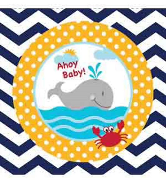 Ahoy Matey Baby Napkin (S) 16ct 2-Ply