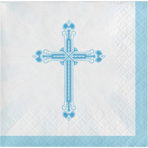 Blessings Blue Naplin (S) 18ct