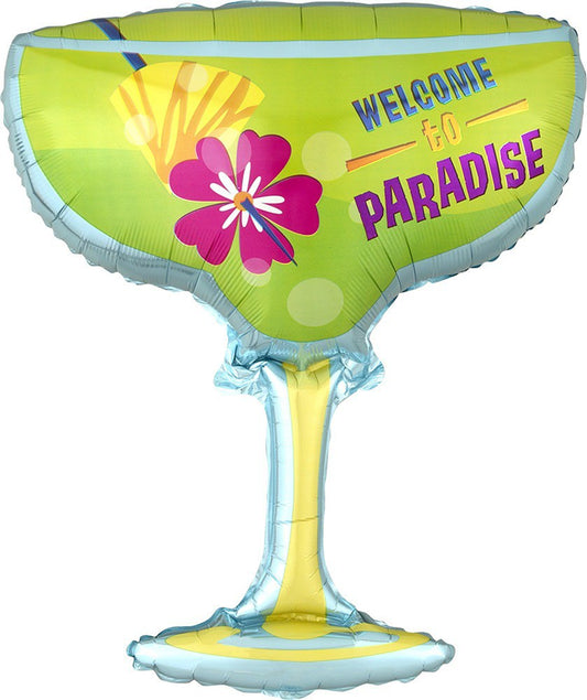 Welcome to Paradise 28in Foil Balloon