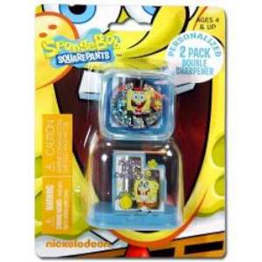 Sponge Bob Double Sharpener 2ct