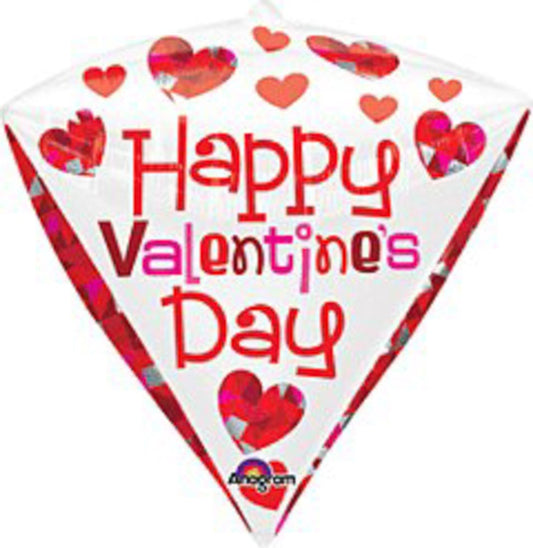 Anagram Geometric Happy Valentines Day 17in Diamondz Balloon