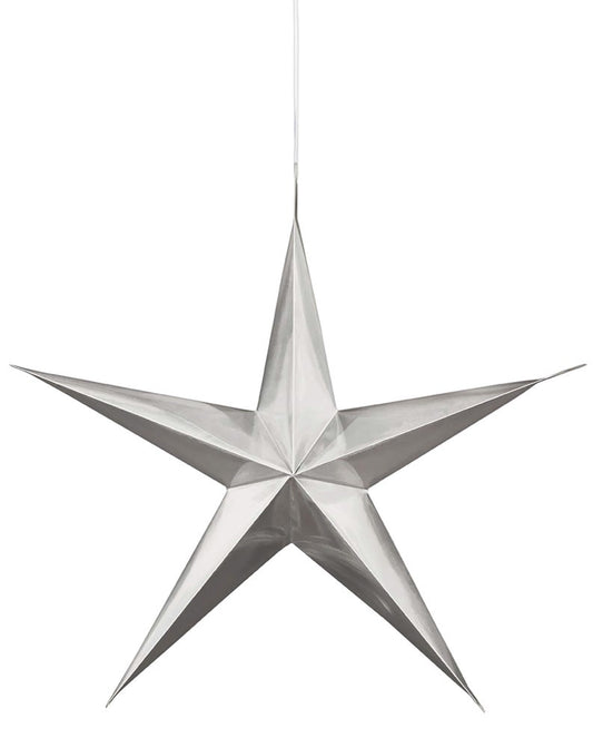 Hanging 3D Stars Silver 3ct