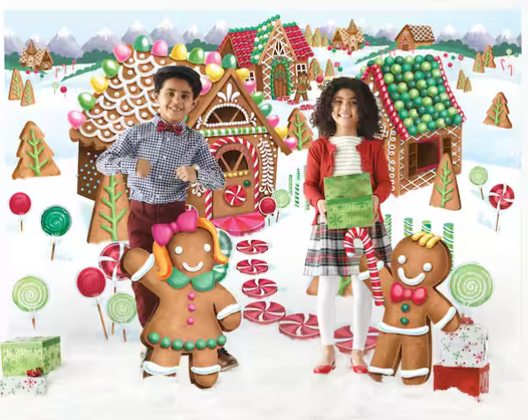 Christmas Deluxe Gingerbread Scene Setters 5ct