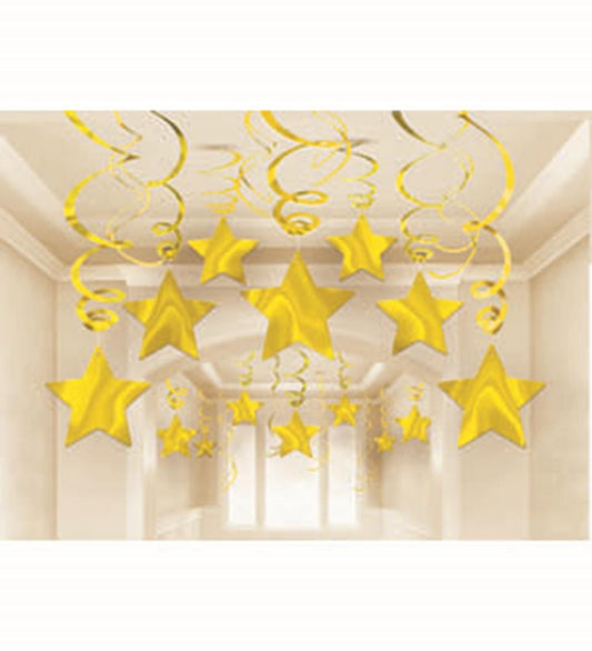 Swirl Partypk Shtng Strs Oro