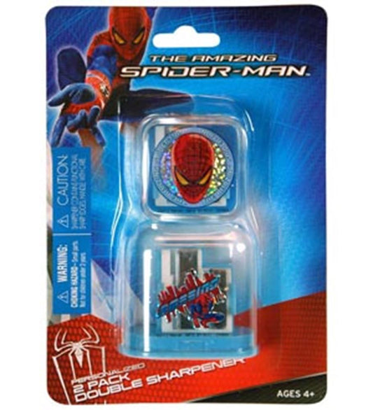 Spiderman 4 2 unidades de sacapuntas doble