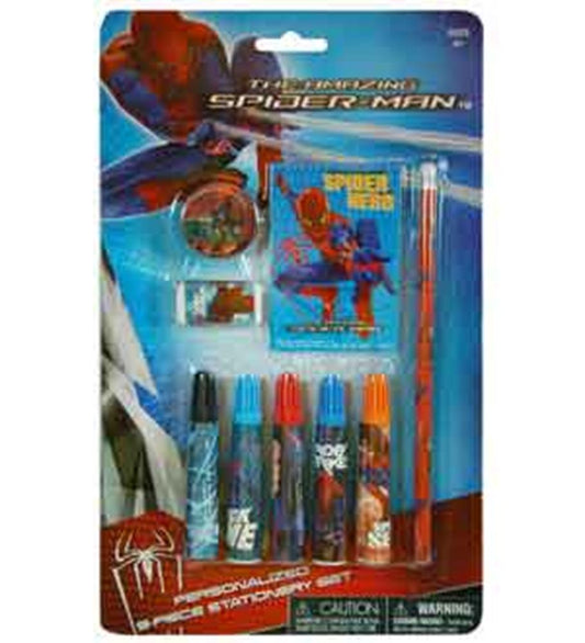 Spiderman 4 Juego de papelería de 9 piezas