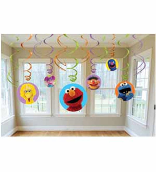 Paquete económico de remolinos de Barrio Sésamo, 12 unidades