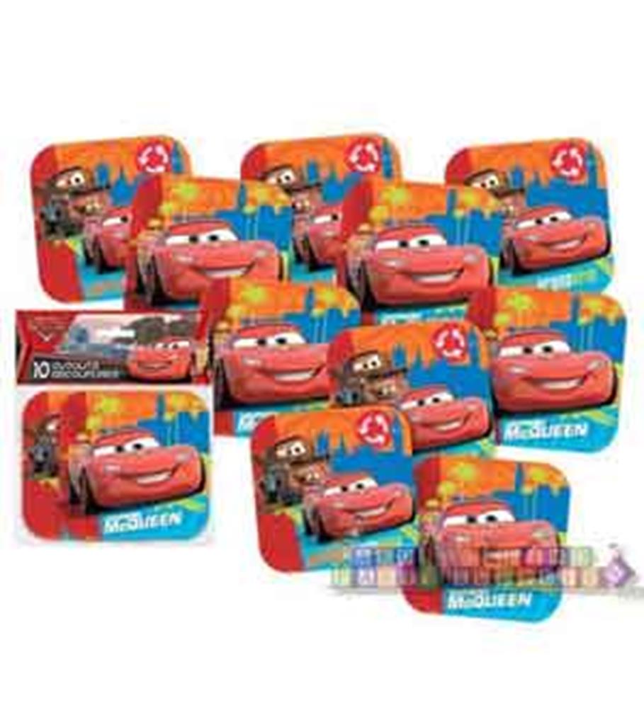 Recortes de Cars de Disney 10ct