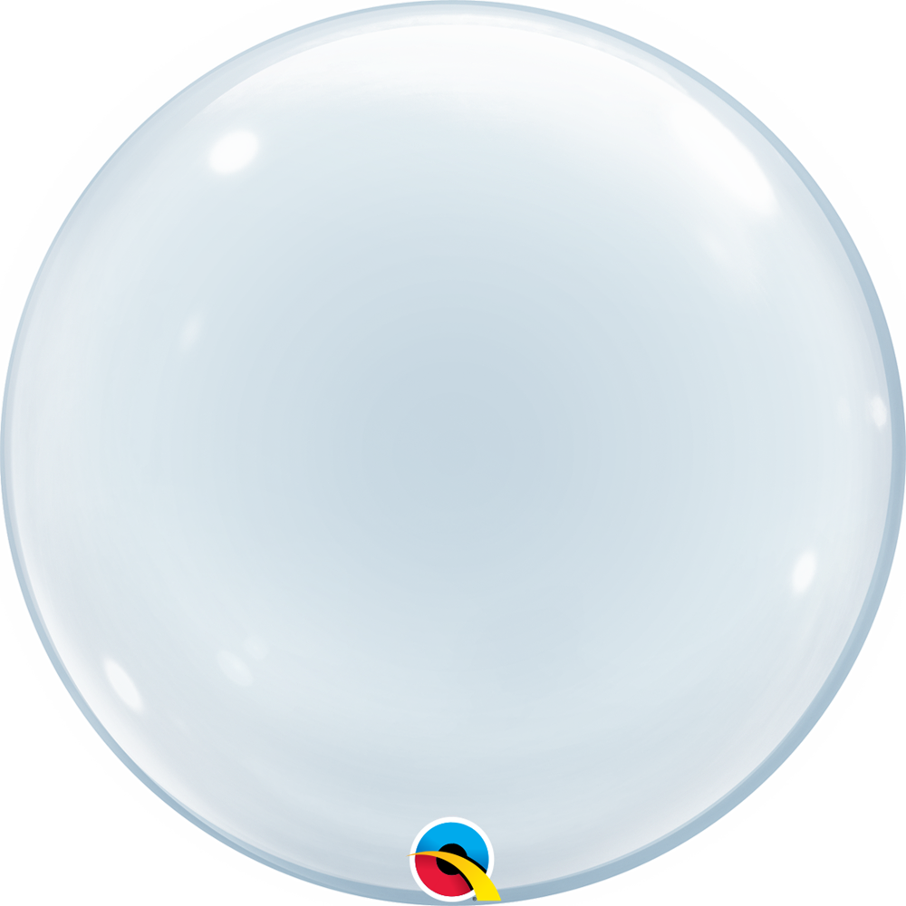 20in DECO BUBBLE CLEAR -pkG