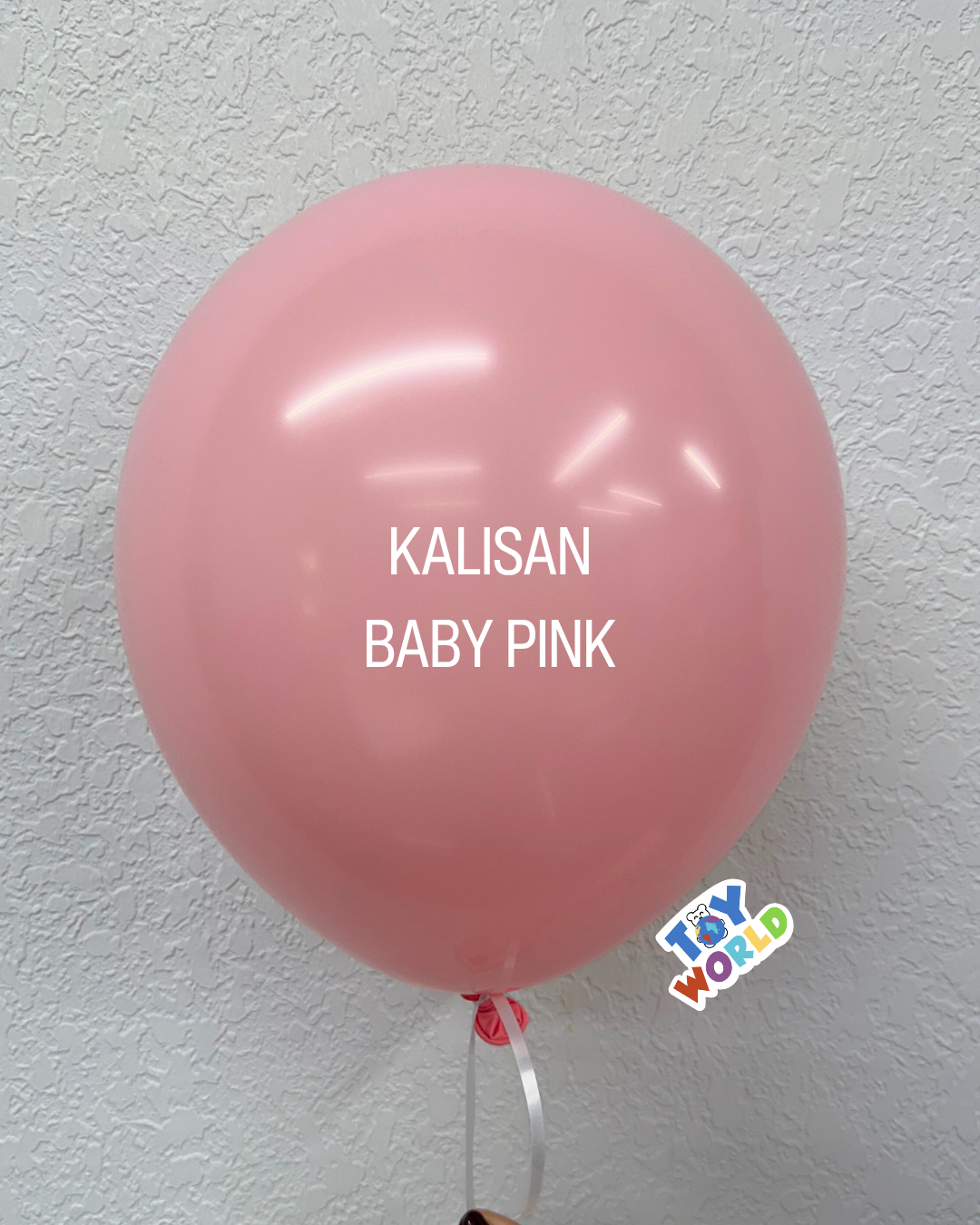 Globos de látex rosa bebé estándar Kalisan de 12 pulgadas, 100 unidades