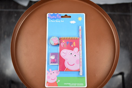 Peppa Pig Kit de Estudio 4pc 11.2x6x.50