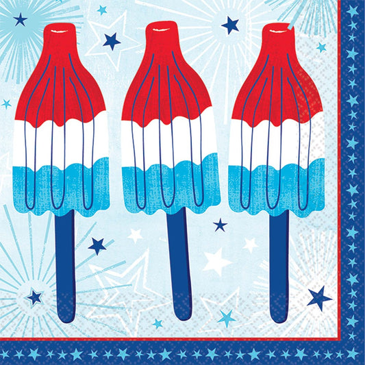 Celebrate USA Beverage Napkins