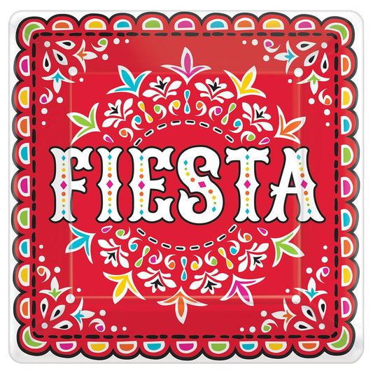 Fiesta Square Plate(L) 18ct