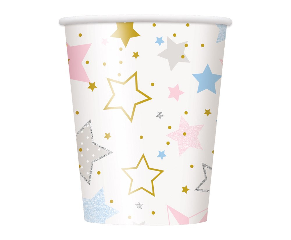 Vaso Twinkle Star 9oz 8ct