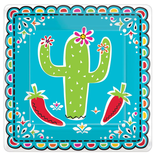 Fiesta Plate(S) Square 18ct