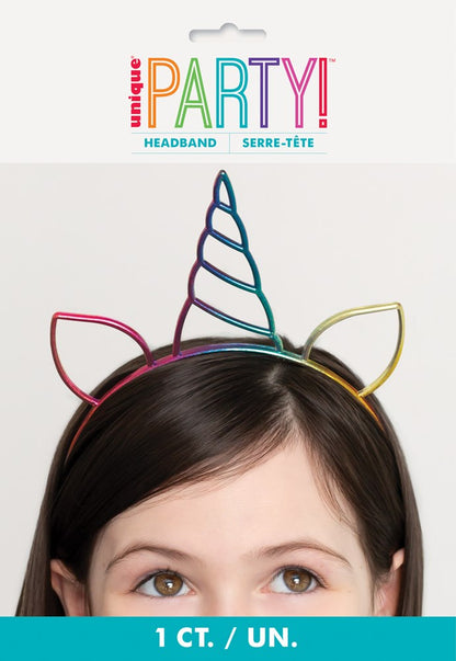 Rainbow Unicorn Party Headband