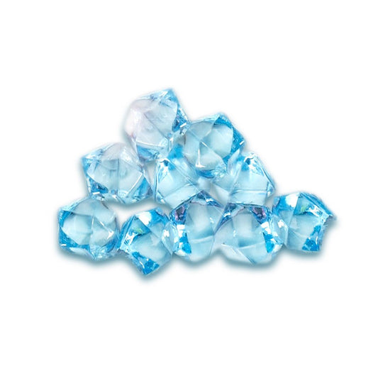 Acrylic Crystal Ice Decor Blue