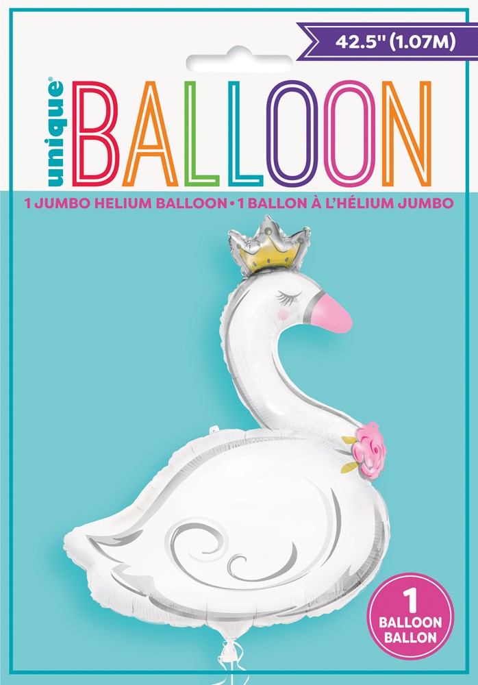 Giant Swan Foil Balloon 42.5in