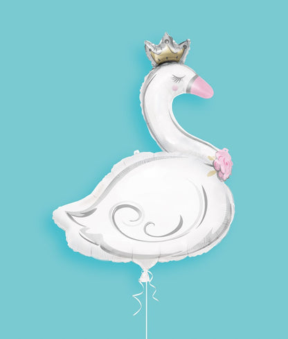 Giant Swan Foil Balloon 42.5in