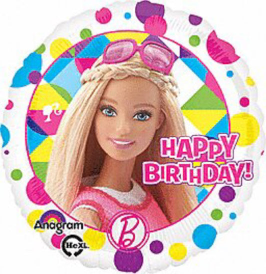 Barbie Sparkle Happy Birthday 17in Foil Balloon