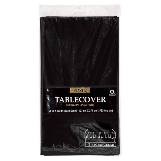 Tablecover Black 54 inch x 108 inch 1ct