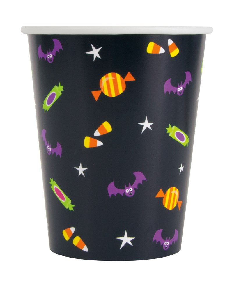 Cat and Pumpkin Halloween 9oz Paper Cup 8ct