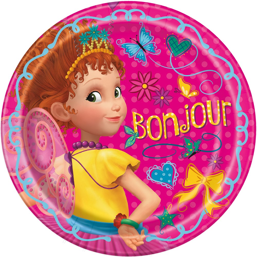 Disney Fancy Nancy Round 9" Luncheon Plates, 8ct