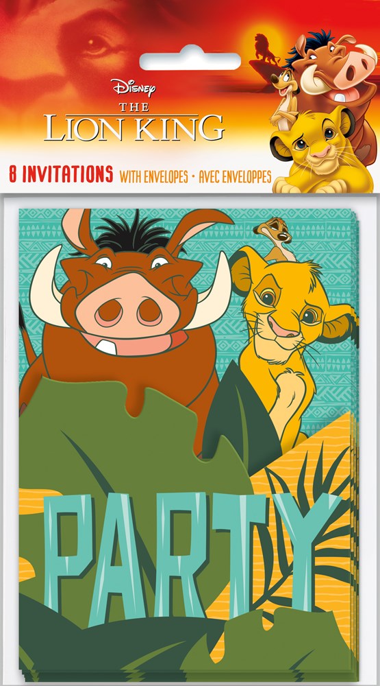 Disney Lion King Invitations, 8ct