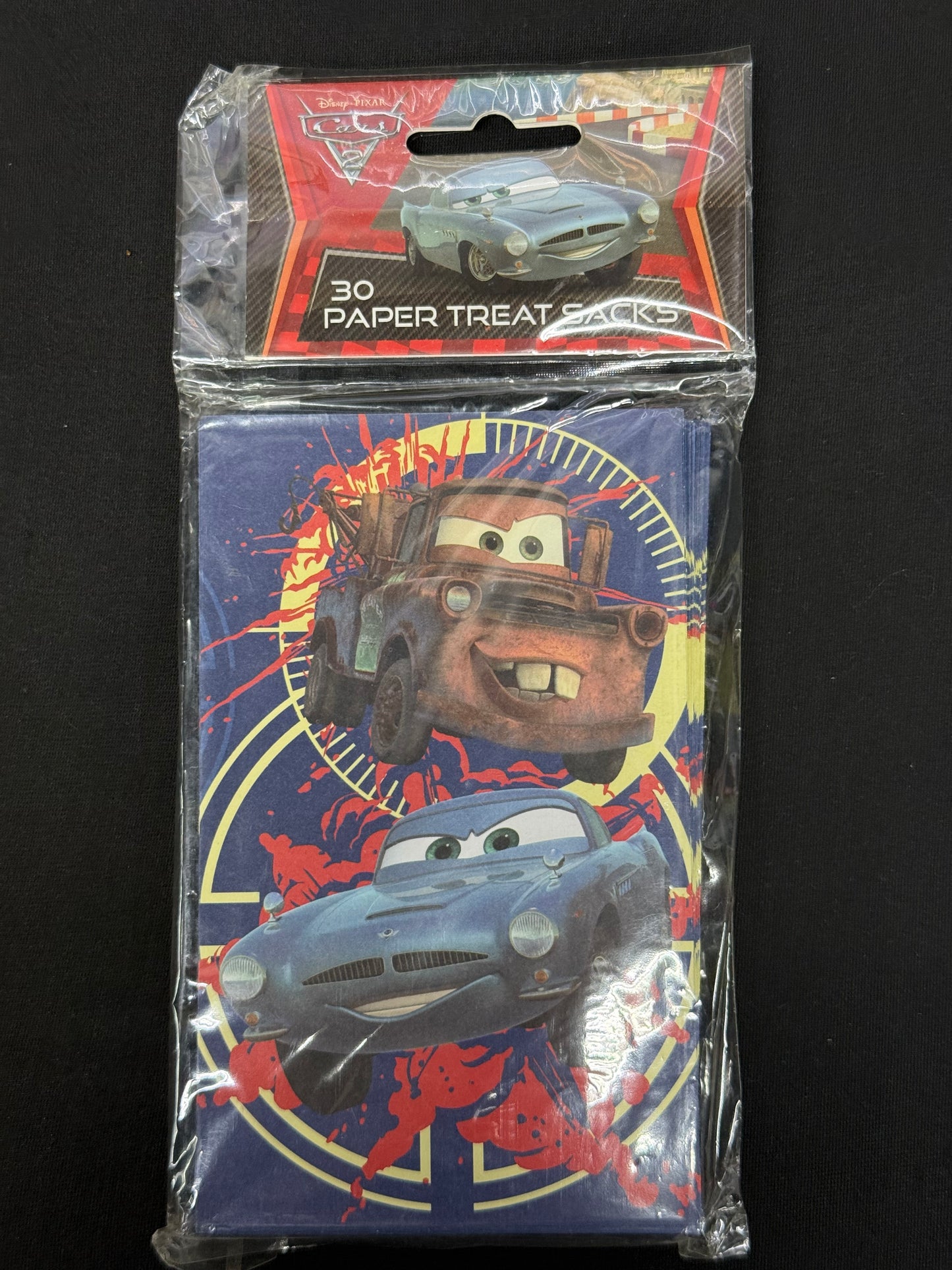 Cars 2 Valentines Day Paper Treats Sacks 8ct