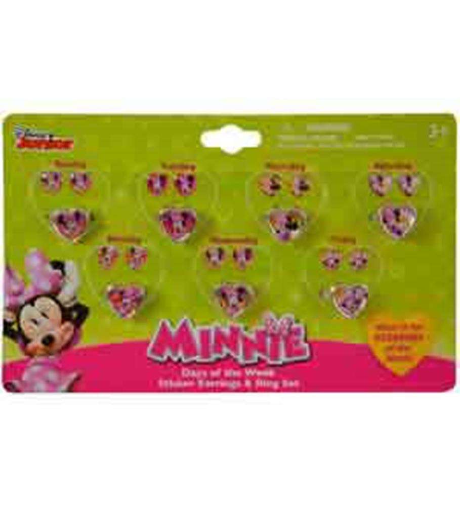 Minnie Bowtique Days Of The Week Earring