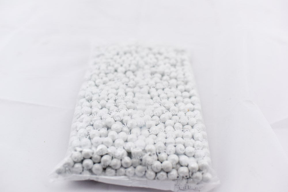 Shimmer Sixlets White 2lb Bag